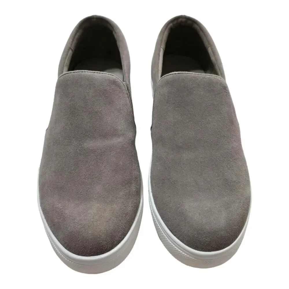 BLONDO Waterproof Beige Suede‎ Slip On Grey Sneakers Women's Size 9